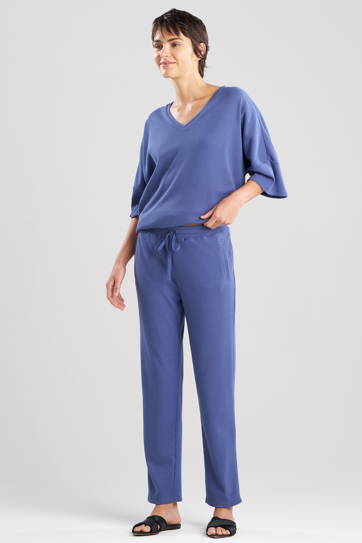 Tranquility Waffle Tapered Pants Indigo