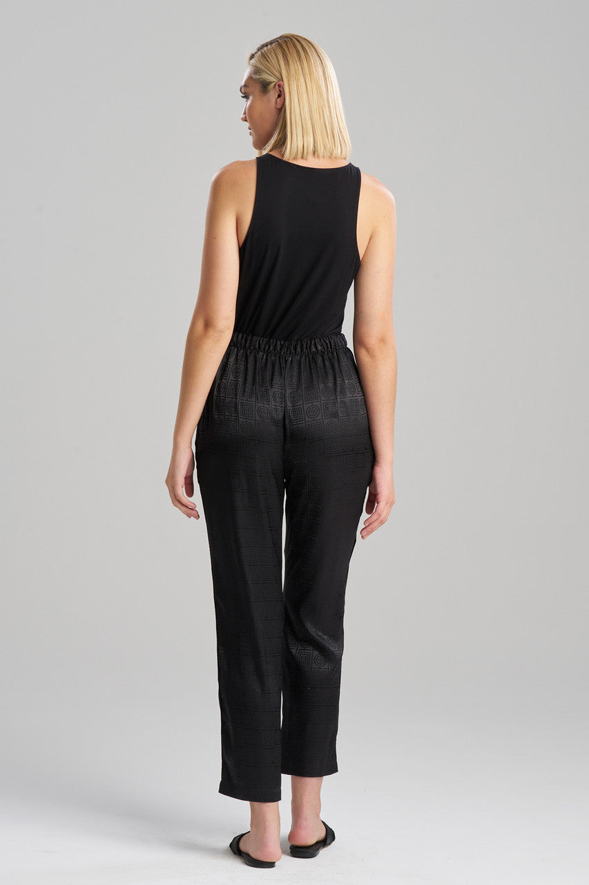Buy Infinity Jacquard Pants in Black Online Black