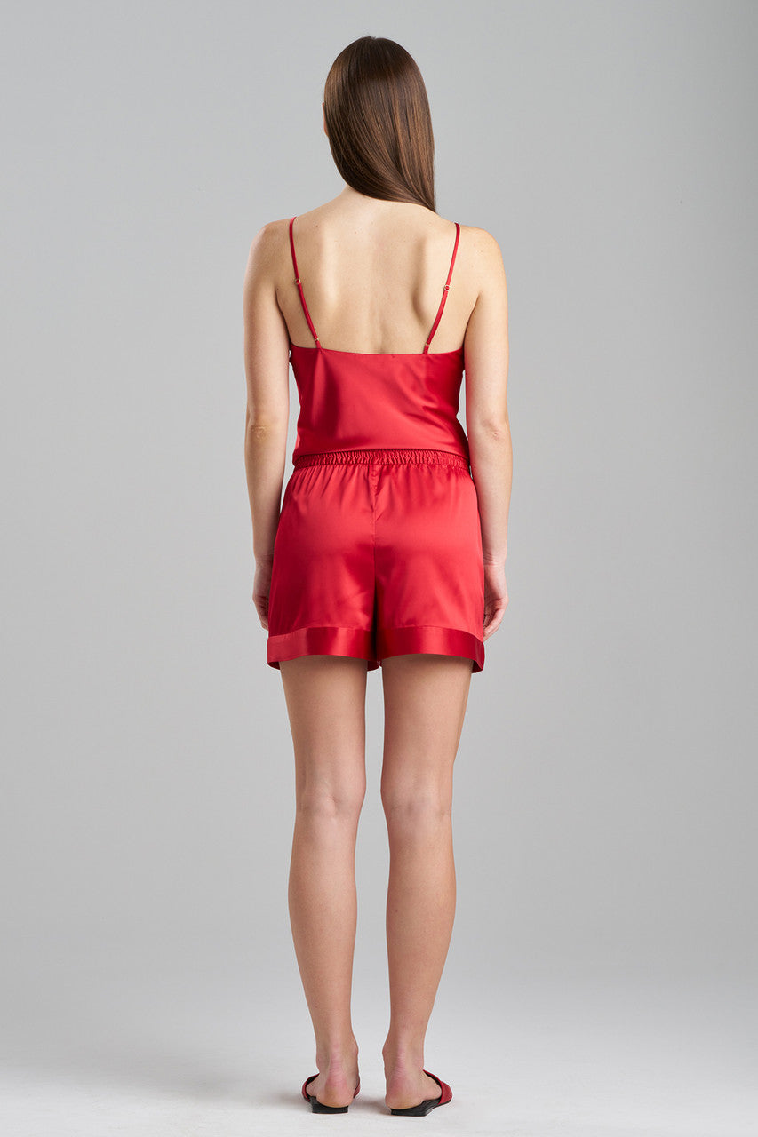 Buy Glamour Drawstring Shorts in Brocade Red Online Brocade Red