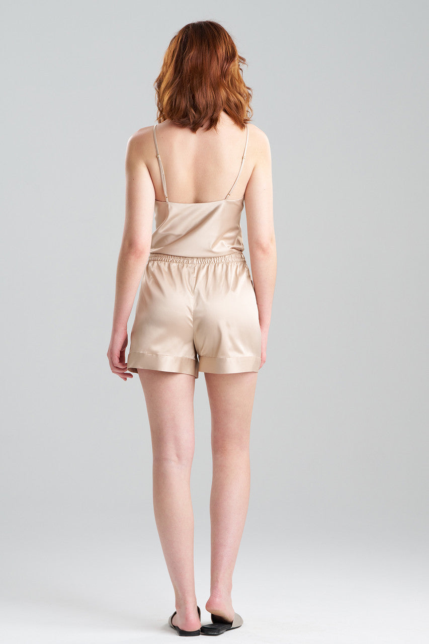 Buy Glamour Drawstring Shorts in Café Online Café