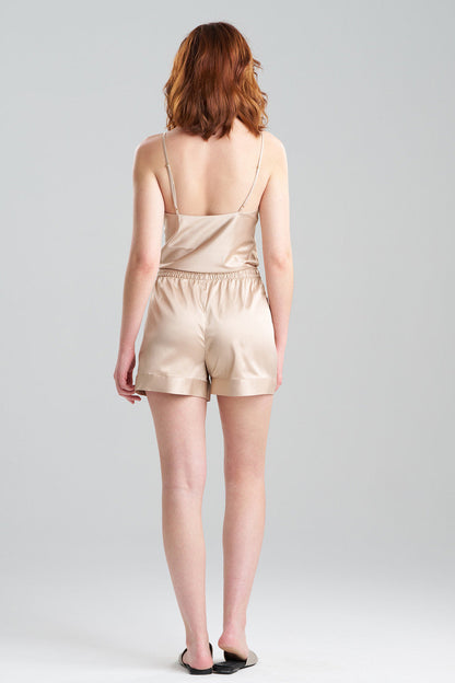 Buy Glamour Drawstring Shorts in Café Online Café