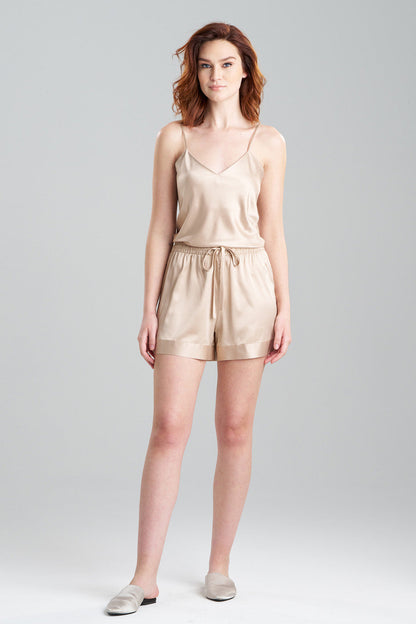 Buy Glamour Drawstring Shorts in Café Online Café
