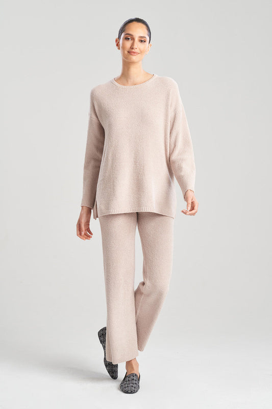 Buy Aura Solid Chenille Top in Mink Online Mink