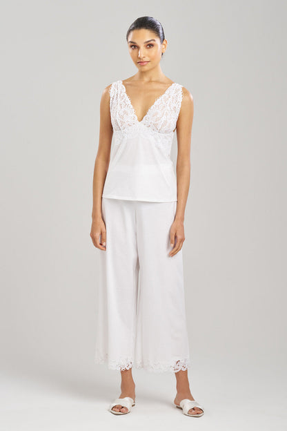 Buy Bliss Harmony Lace V-Neck Cami in White Online White