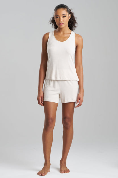 Skye Rib Ease Tank Ecru