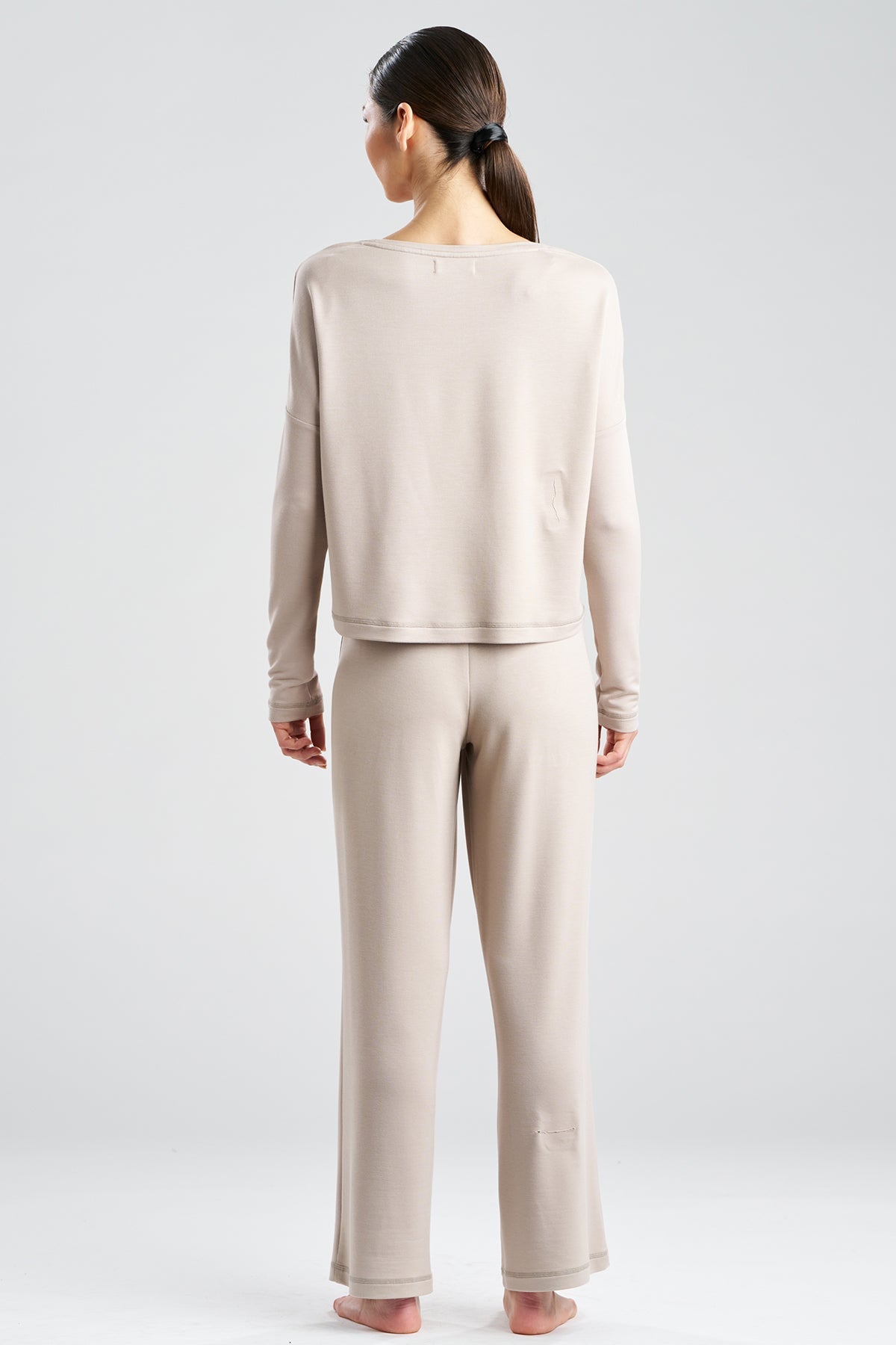 Kaia Terry Destination Long Sleeve Top Amaretto