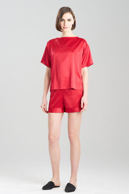Buy Glamour Top in Brocade Red Online Brocade Red
