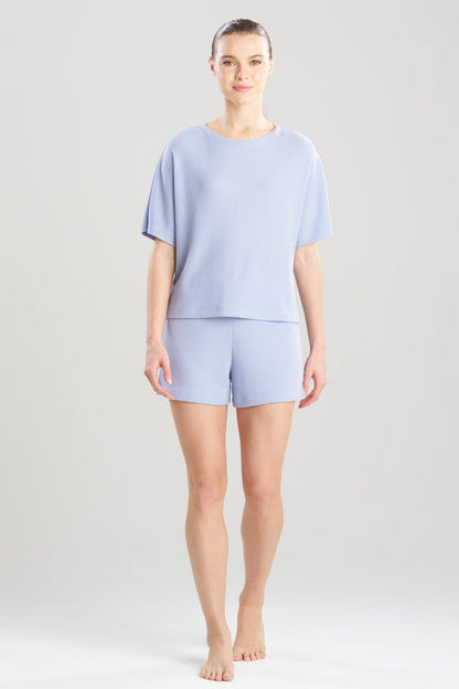 Mila Waffle Everywhere Wedge Top French Blue