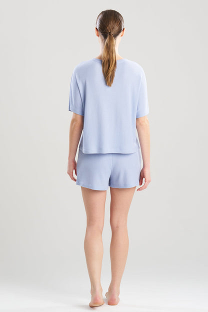 Mila Waffle Everywhere Wedge Top French Blue