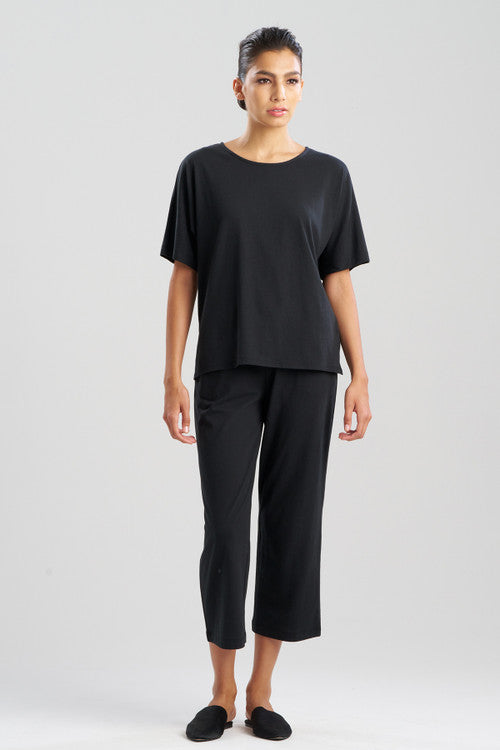 Buy Breeze Scoop Dolman Top in Black Online Black