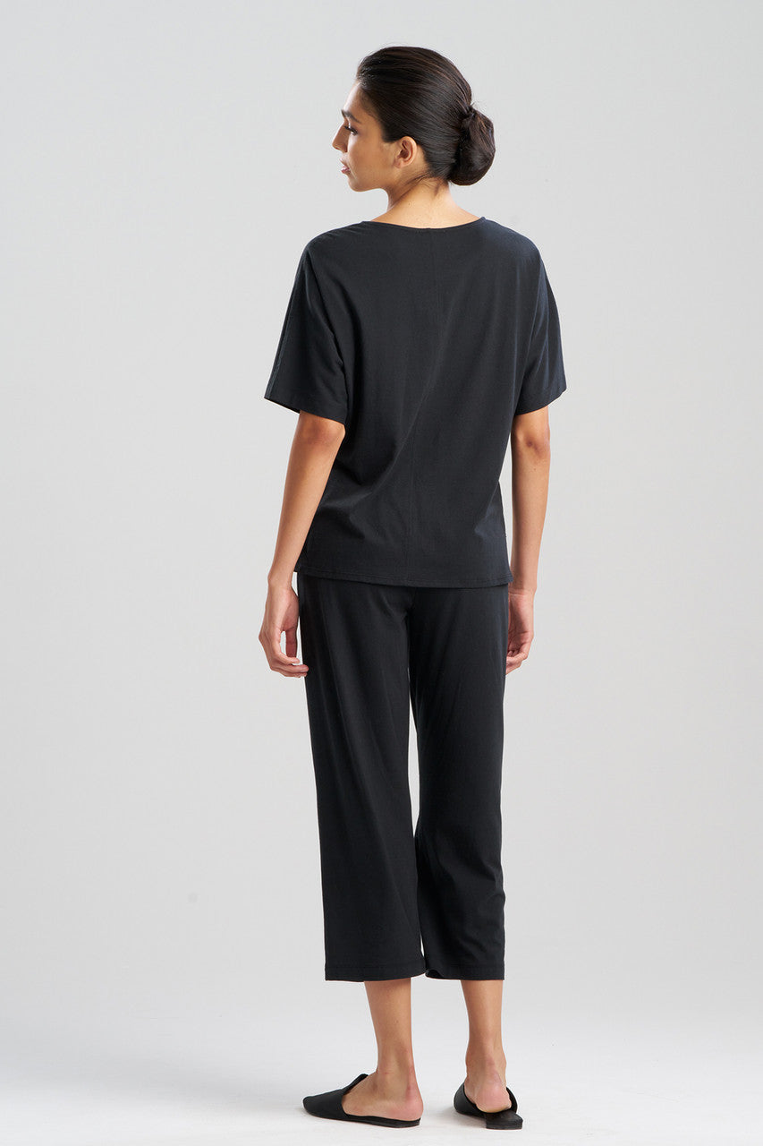 Buy Breeze Scoop Dolman Top in Black Online Black