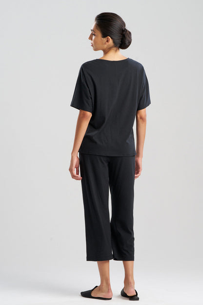 Buy Breeze Scoop Dolman Top in Black Online Black