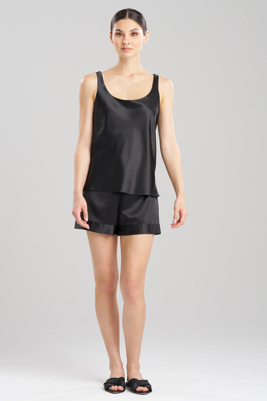 Buy Glamour Tank in Black Online Black