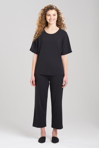 Buy Ease Boat Neck Top in Black Online Black