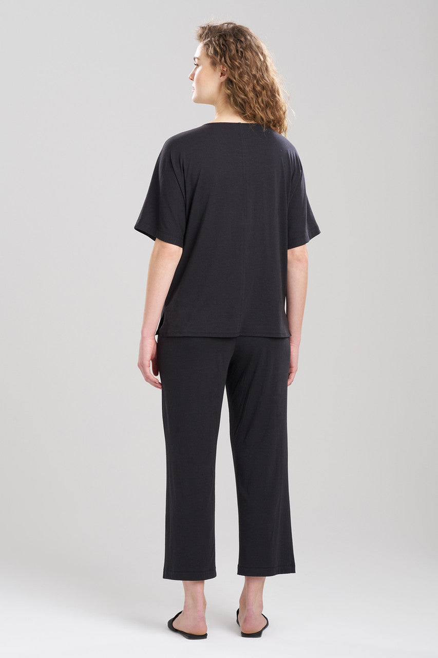 Buy Ease Boat Neck Top in Black Online Black