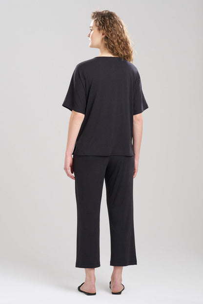 Buy Ease Boat Neck Top in Black Online Black