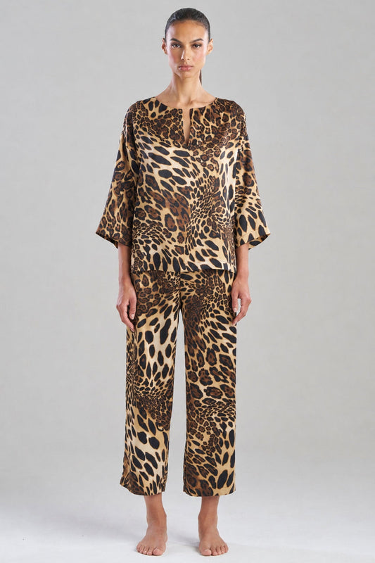 Luxe Leopard Pullover PJ Chestnut