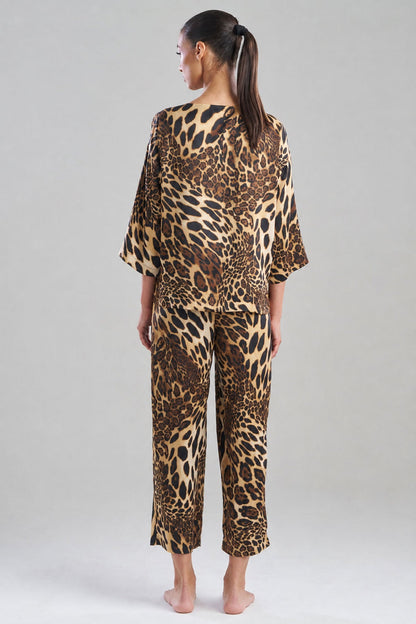 Luxe Leopard Pullover PJ Chestnut