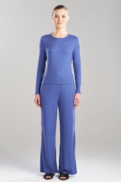 Bliss Essentials Long Sleeve PJ Set Bluefrost