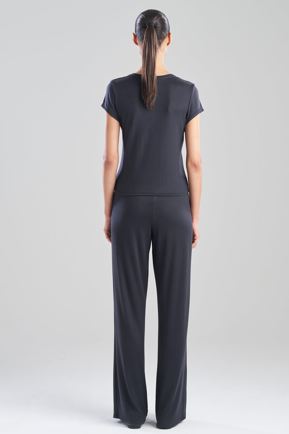 Bliss Essentials Short Sleeve PJ Set Black