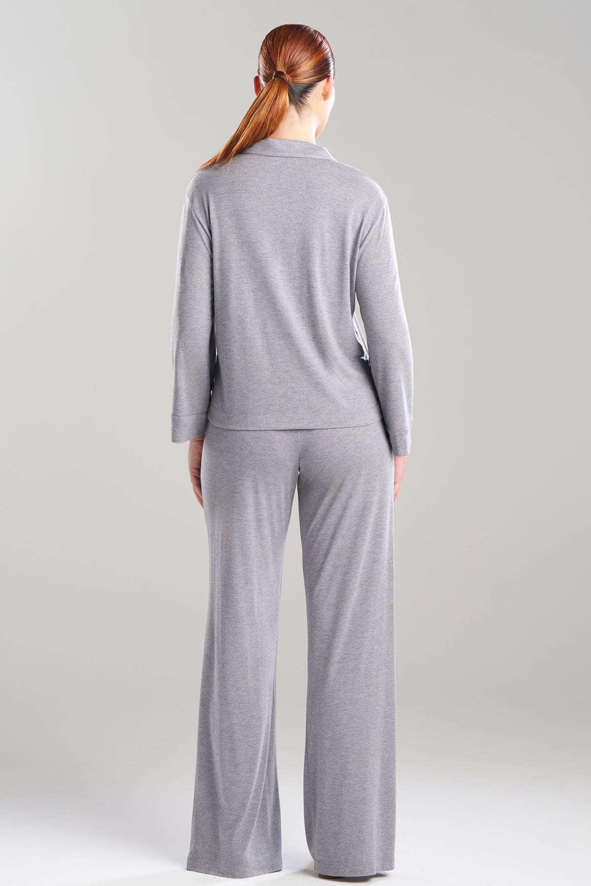 Shangri-La TENCEL™ Notch PJ Set Light Heather Grey