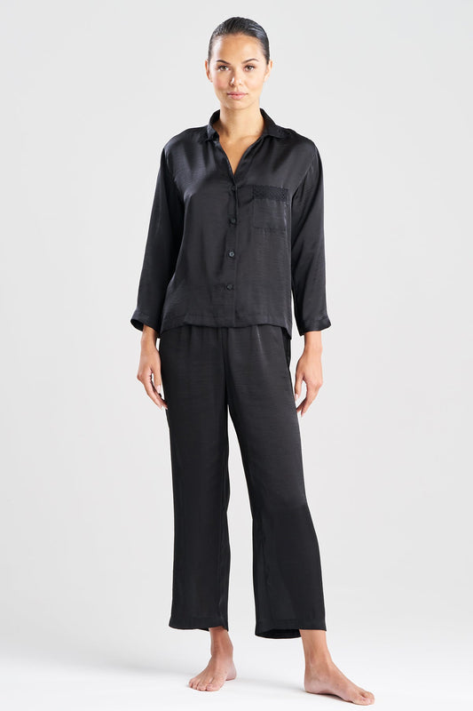 Ashley Icon Notch Lace PJ Black
