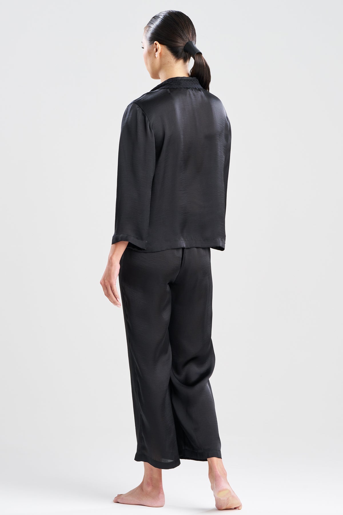 Ashley Icon Notch Lace PJ Black