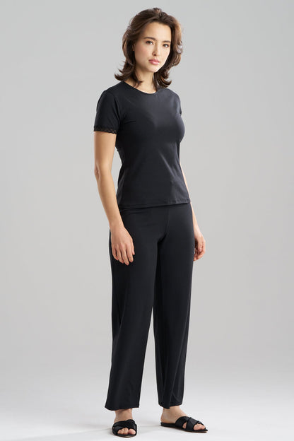 True Bliss T-Shirt PJ Set Black