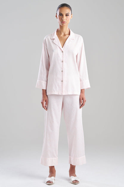 Buy Infinity Cotton Sateen Notch PJ in Blush Pink Online Blush Pink
