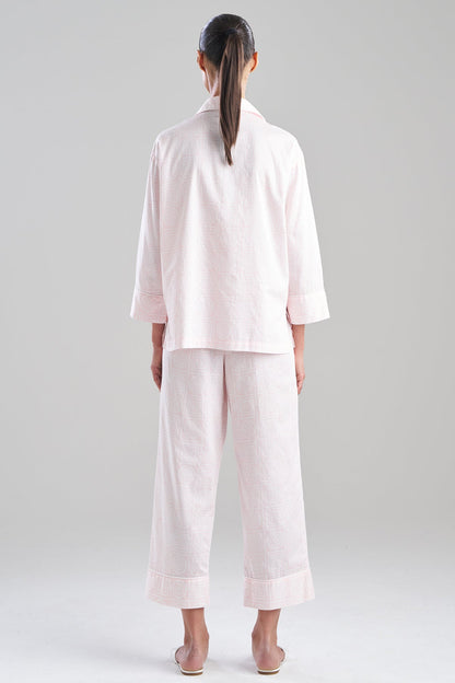 Buy Infinity Cotton Sateen Notch PJ in Blush Pink Online Blush Pink
