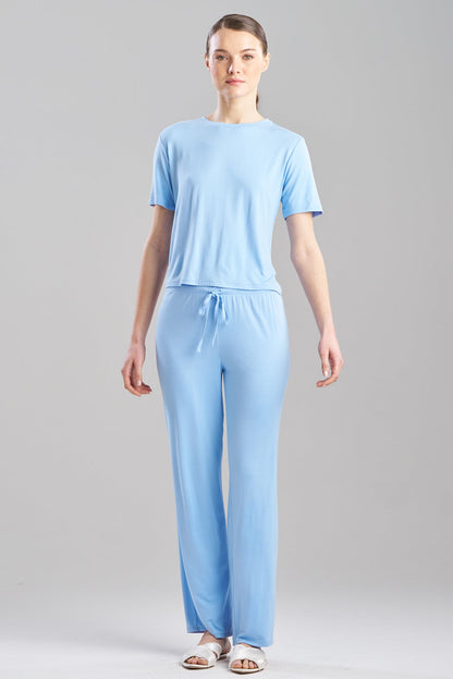 Feathers Essentials Lenzing™ Ecovero™ Viscose Crew Neck PJ Blue Jay