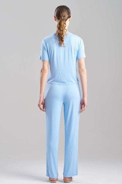 Feathers Essentials Lenzing™ Ecovero™ Viscose Crew Neck PJ Blue Jay
