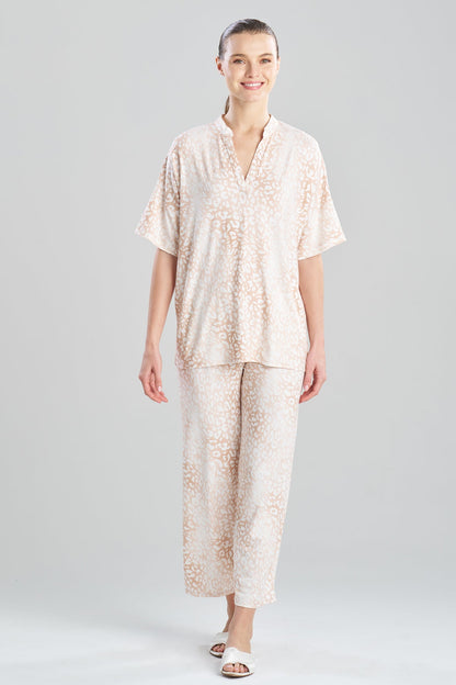 Misty Leopard Cozy Knit PJ Pink Mist