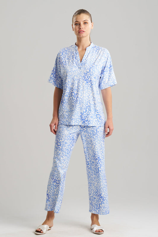 Buy Misty Leopard Cozy Knit PJ in Blue Orchid Online Blue Orchid