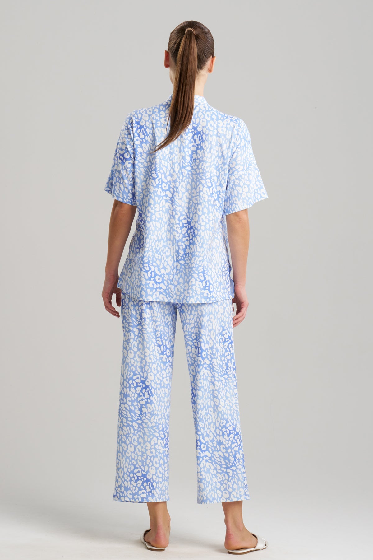 Buy Misty Leopard Cozy Knit PJ in Blue Orchid Online Blue Orchid