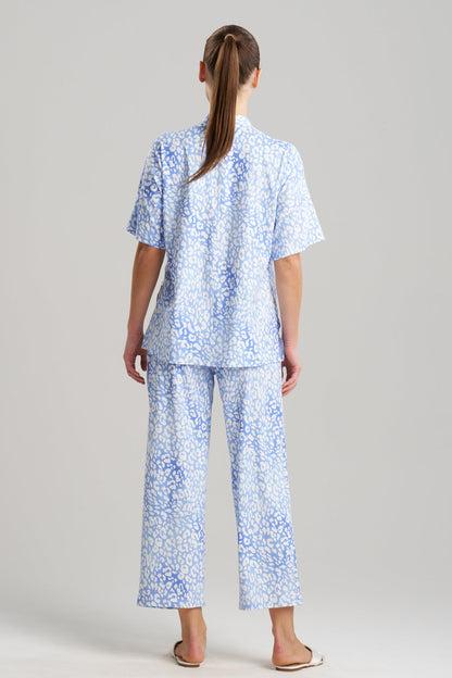 Buy Misty Leopard Cozy Knit PJ in Blue Orchid Online Blue Orchid