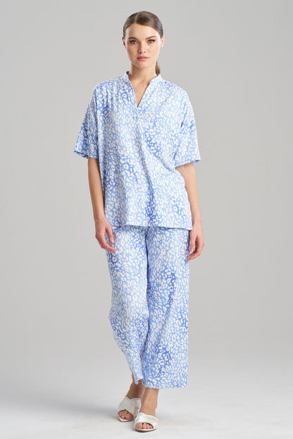 Buy Misty Leopard Cozy Knit PJ in Blue Orchid Online Blue Orchid
