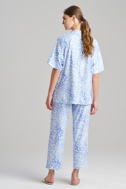 Buy Misty Leopard Cozy Knit PJ in Blue Orchid Online Blue Orchid