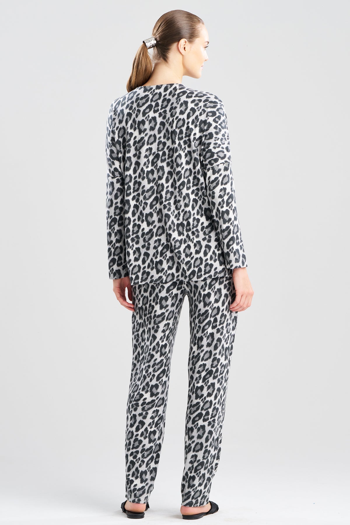 Ombre Leopard Printed Oasis PJ Charcoal