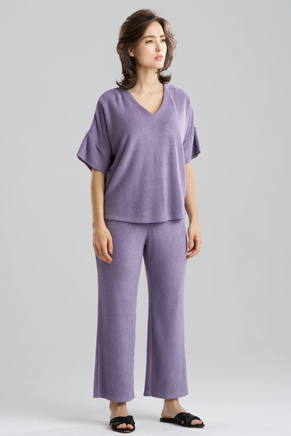 Terry Lounge Top & Pant Set Slate Purple