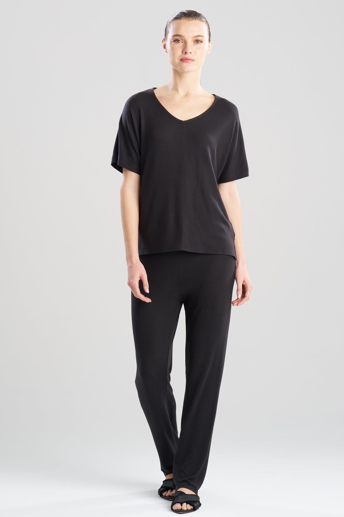 Oasis Short Sleeve PJ Black