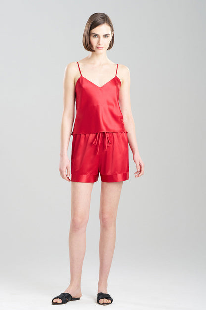 Buy Glamour Cami Shorts PJ in Brocade Red Online Brocade Red