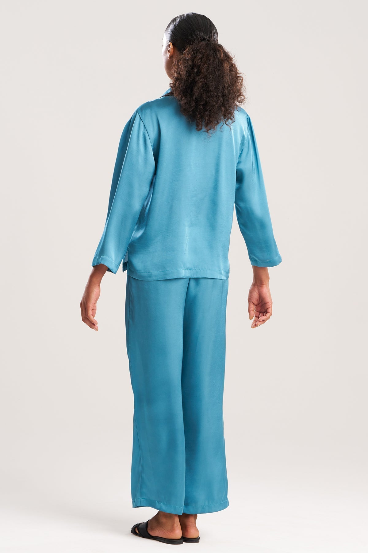 Ashley Icon Notch Lace PJ Blue Shadow
