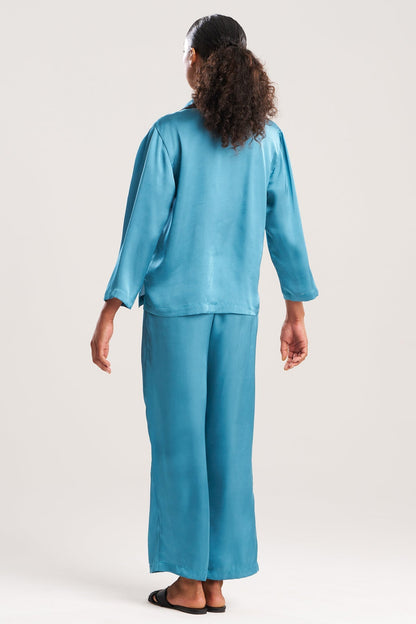 Ashley Icon Notch Lace PJ Blue Shadow