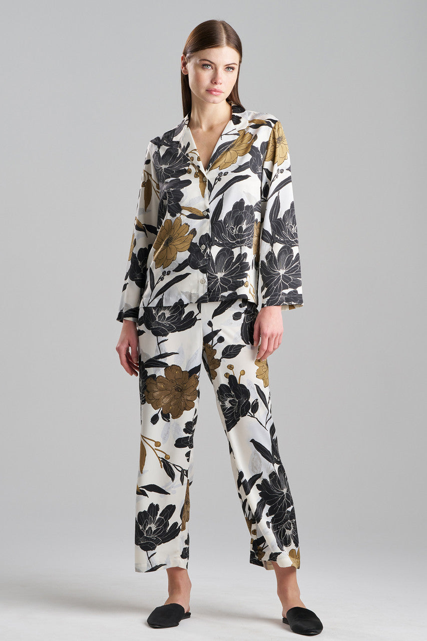 Buy Peony Blossom Notch PJ in Neutral Online Neutral