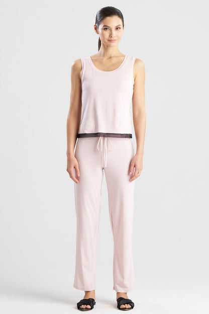 Blissful Essentials Cotton Modal Tank PJ Rosette