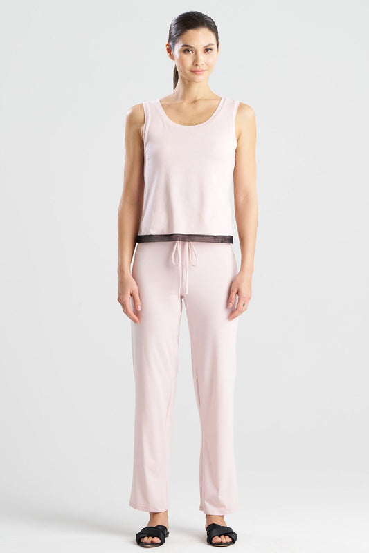 Blissful Essentials Cotton Modal Tank PJ Rosette