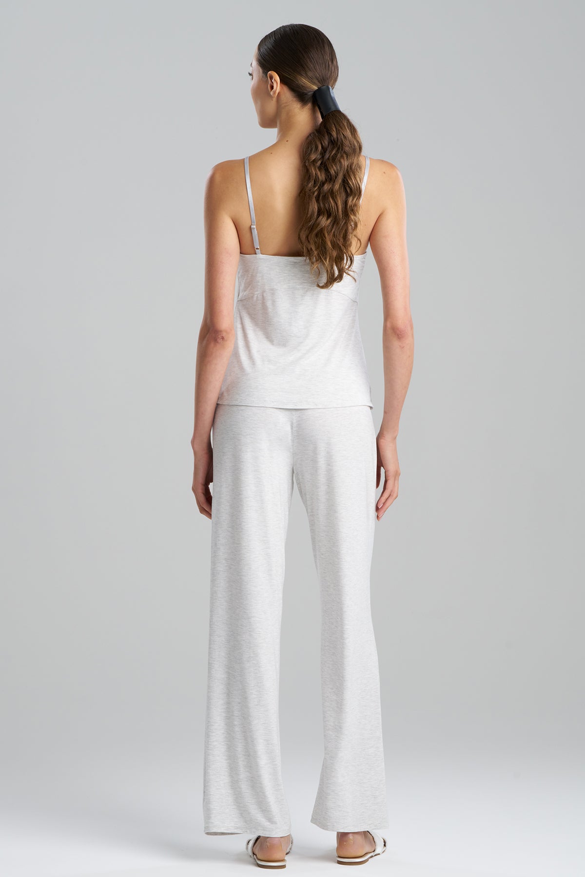 Buy Feathers Essentials Lenzing™ Ecovero™ Viscose Lace Cami PJ in Light Heather Grey Online Light Heather Grey