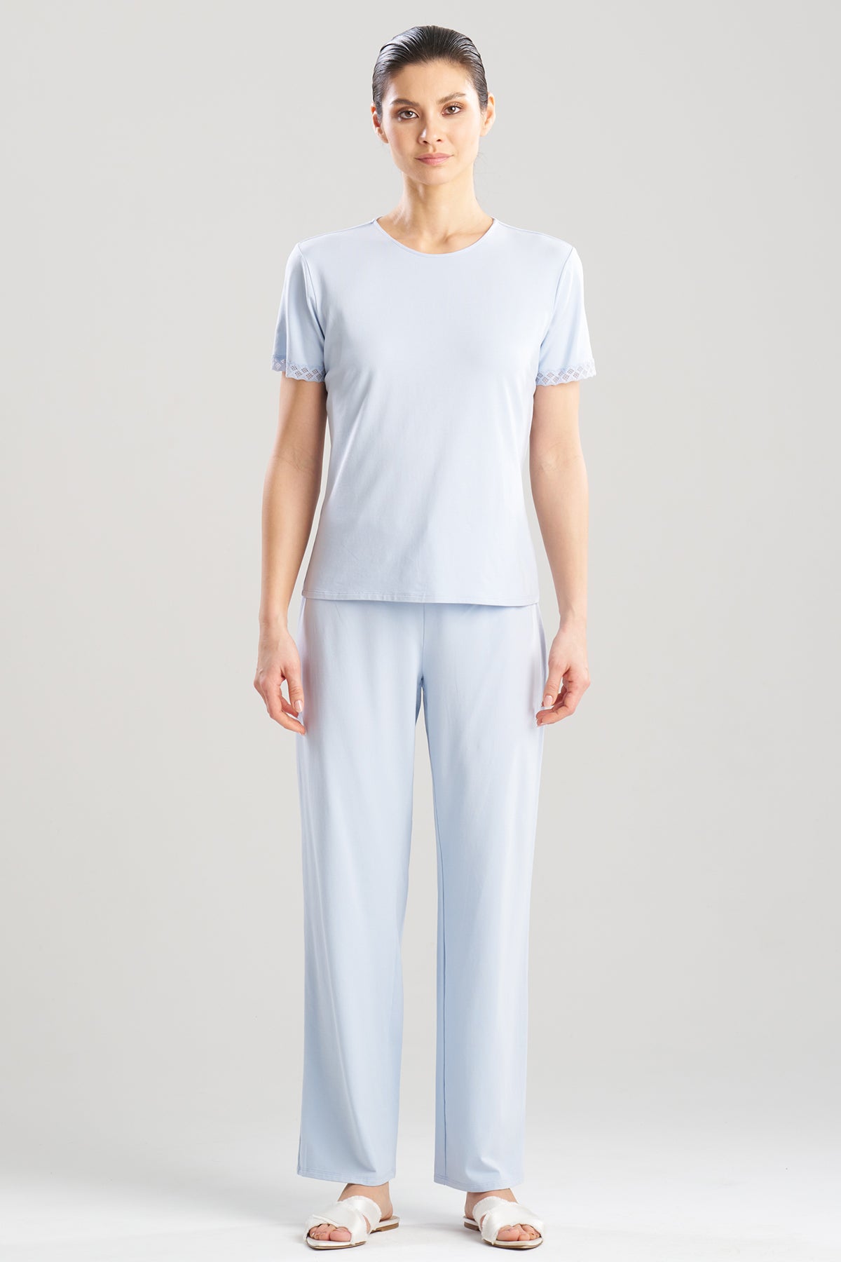True Bliss T-Shirt PJ Set Blue Mist