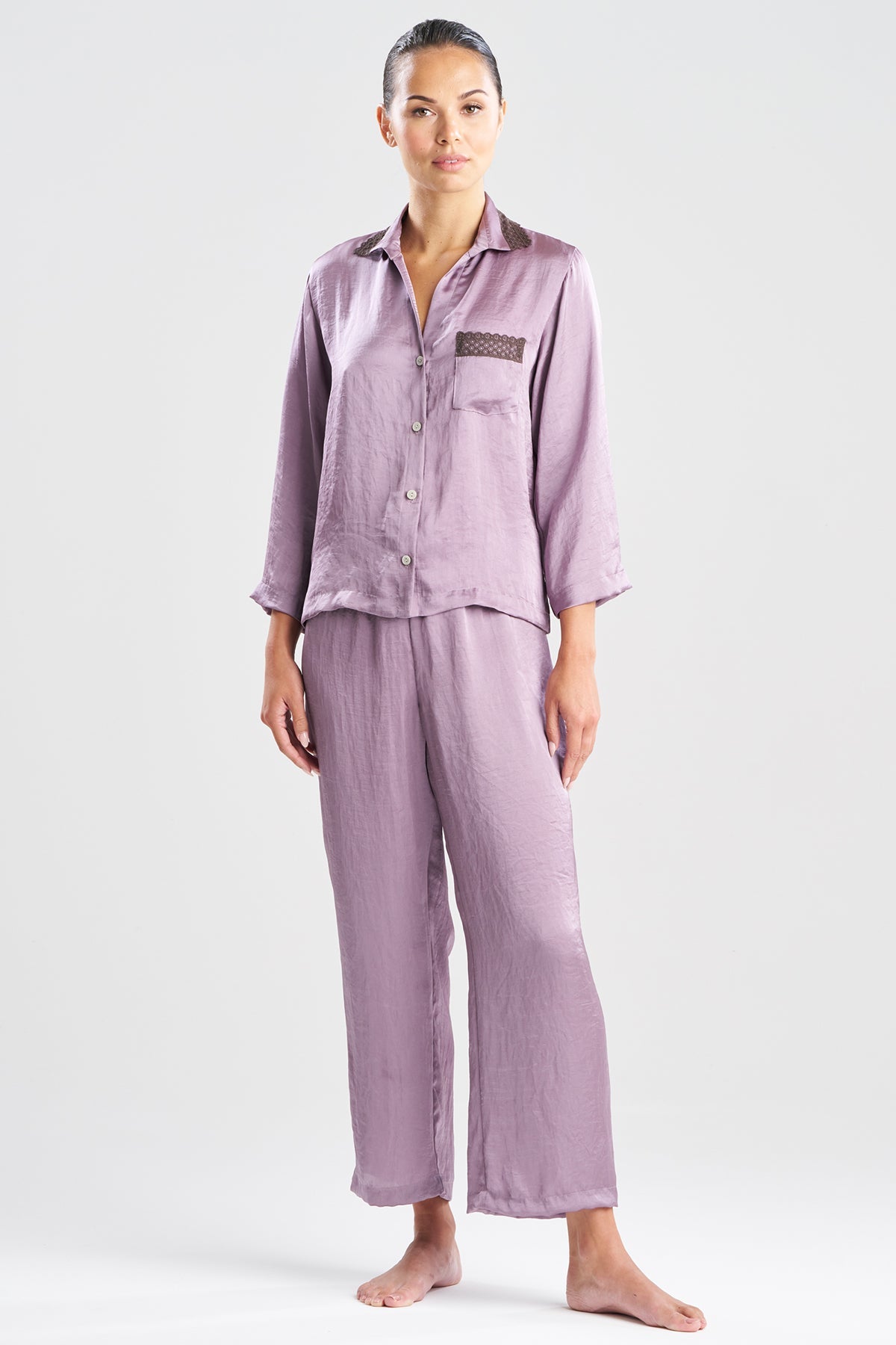 Ashley Icon Notch Lace PJ Wisteria